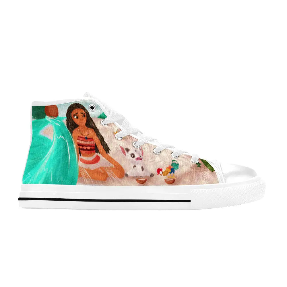 Princess Moana Waialiki Maui Custom High Top Sneakers Shoes