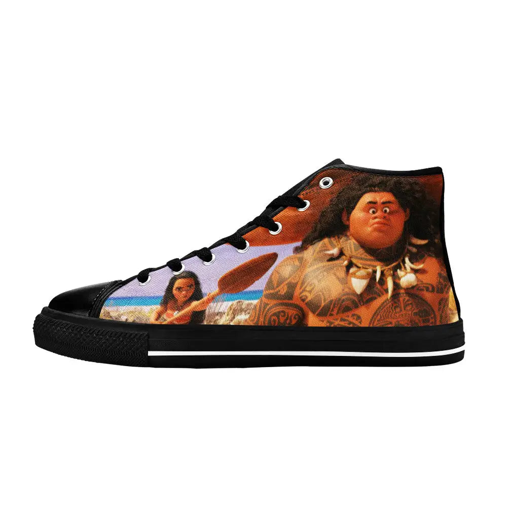 Princess Moana Waialiki Maui Custom High Top Sneakers Shoes