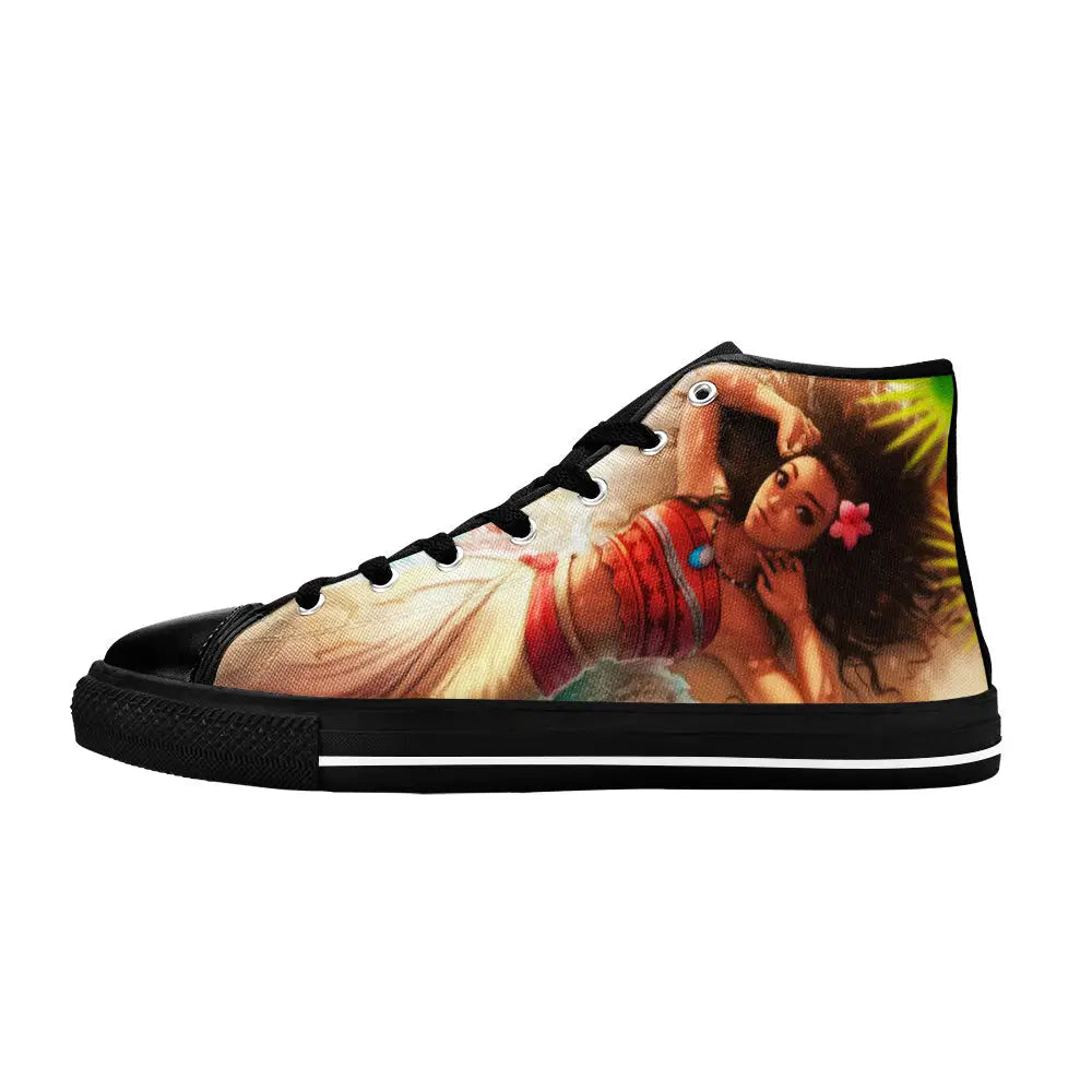 Princess Moana Waialiki Maui Custom High Top Sneakers Shoes