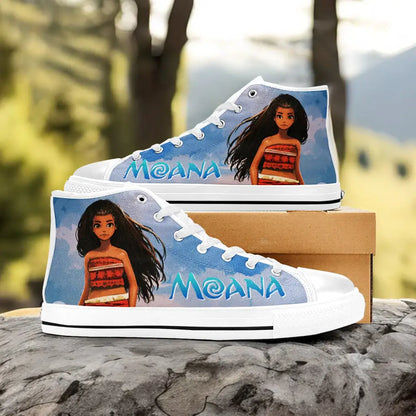 Princess Moana Waialiki Maui Custom High Top Sneakers Shoes