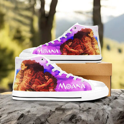 Princess Moana Waialiki Maui Custom High Top Sneakers Shoes