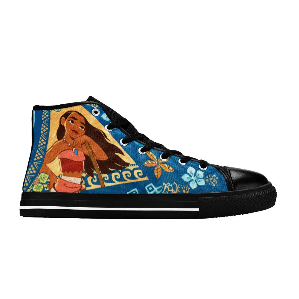 Princess Moana Waialiki Maui Custom High Top Sneakers Shoes