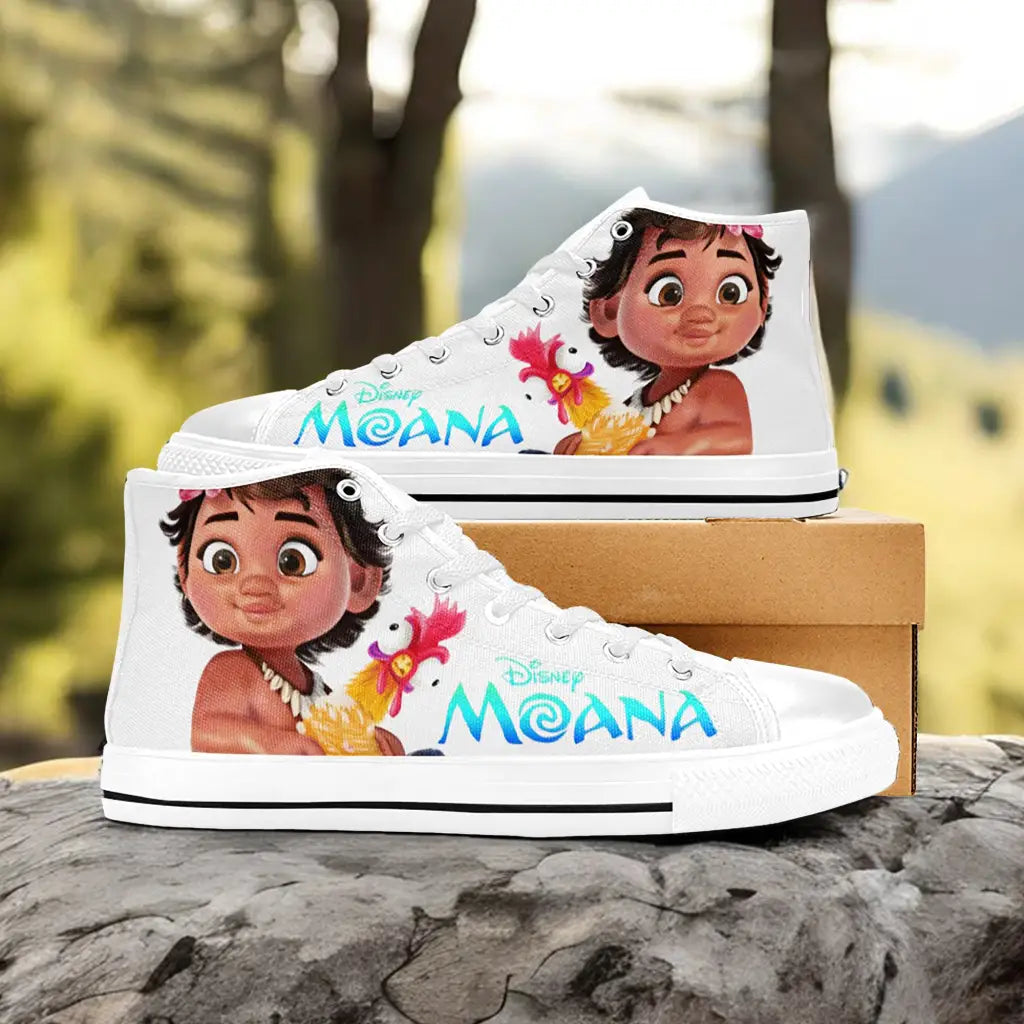 Princess Moana Waialiki Maui Custom High Top Sneakers Shoes