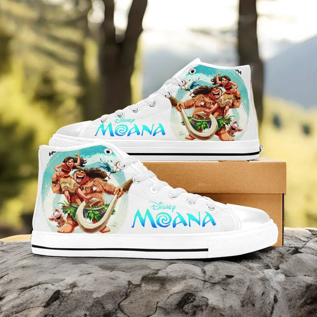 Princess Moana Waialiki Maui Custom High Top Sneakers Shoes