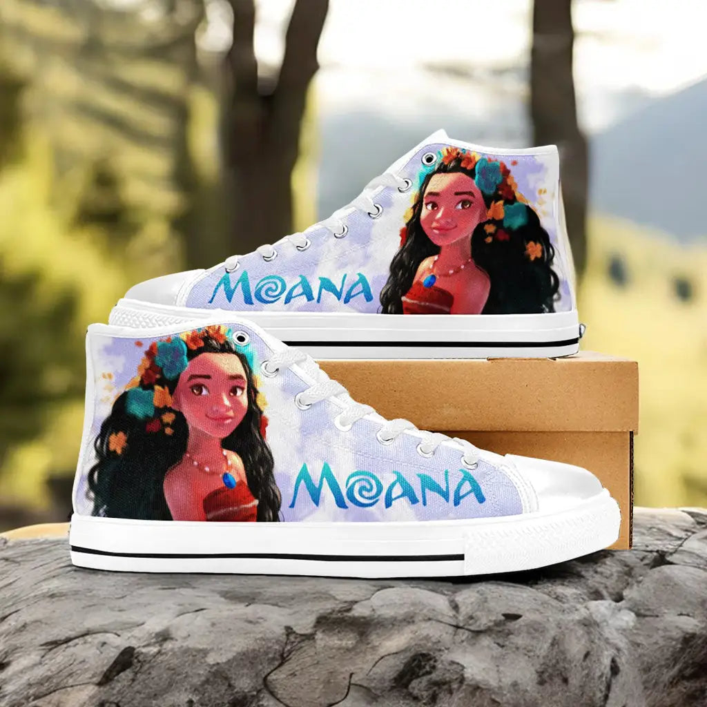 Princess Moana Waialiki Maui Custom High Top Sneakers Shoes