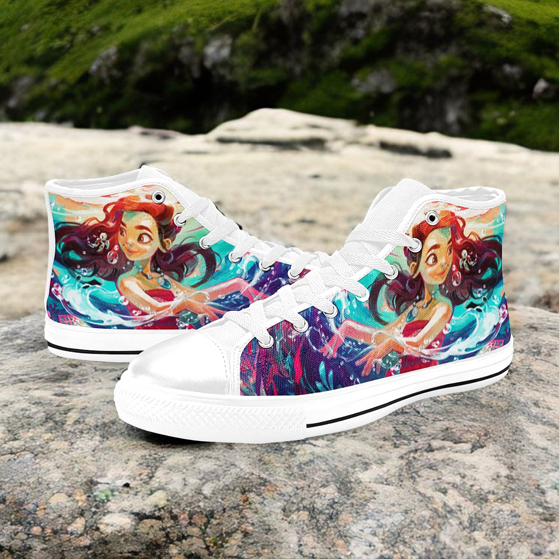 Princess Moana Waialiki Maui Custom High Top Sneakers Shoes