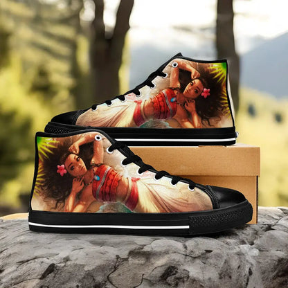 Princess Moana Waialiki Maui Custom High Top Sneakers Shoes