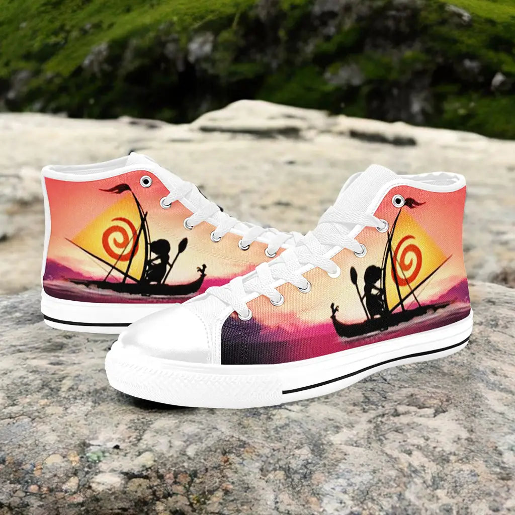 Princess Moana Waialiki Maui Custom High Top Sneakers Shoes