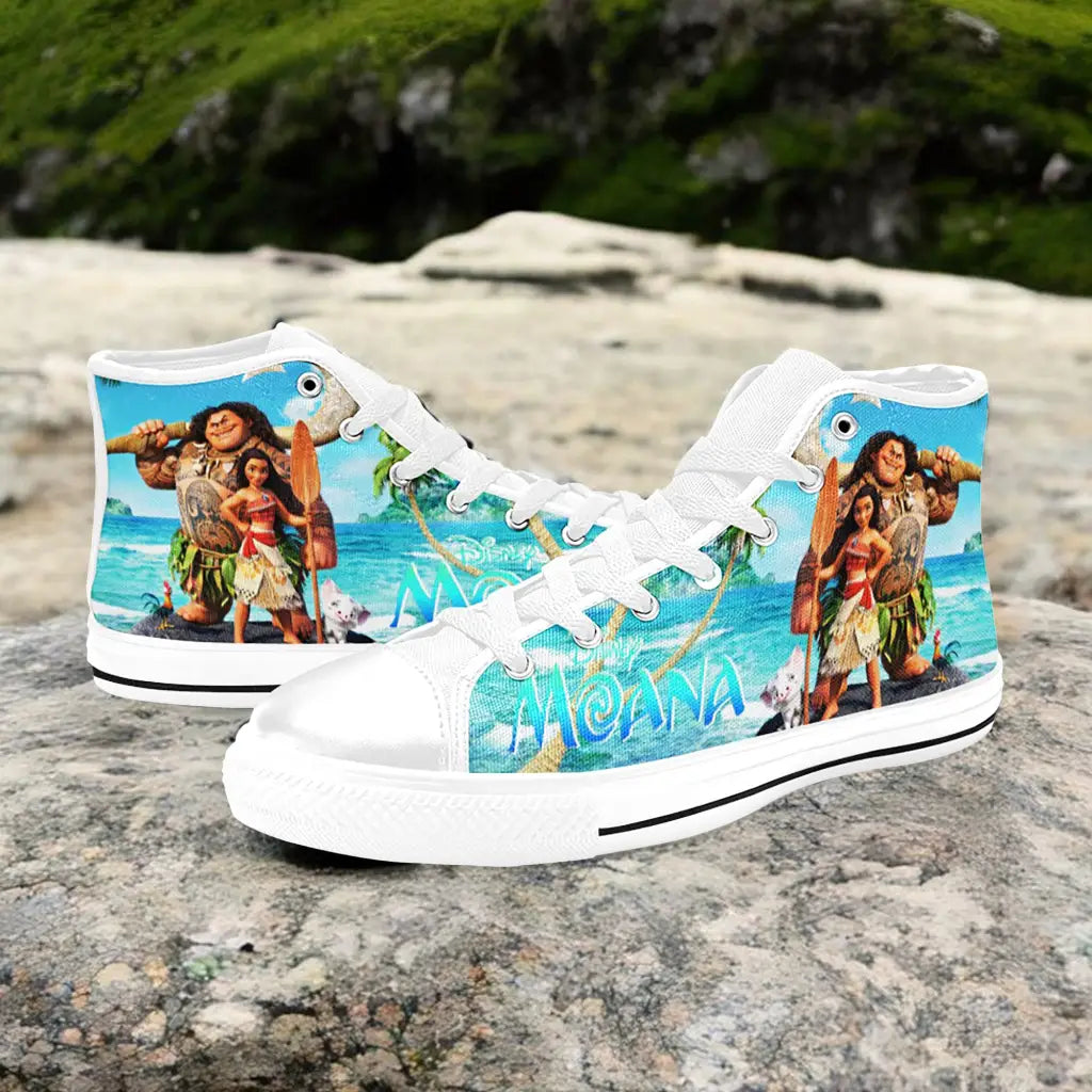 Princess Moana Waialiki Maui Custom High Top Sneakers Shoes