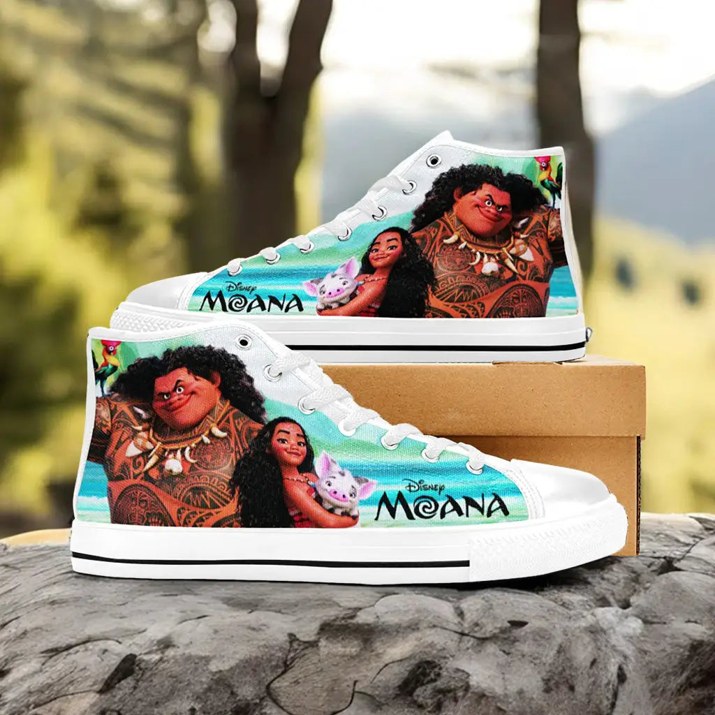 Princess Moana Waialiki Maui Custom High Top Sneakers Shoes