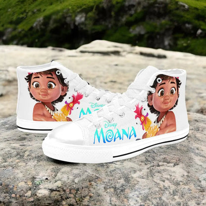 Princess Moana Waialiki Maui Custom High Top Sneakers Shoes