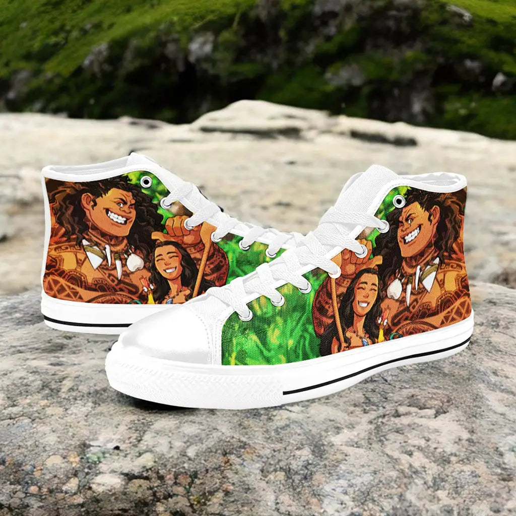 Princess Moana Waialiki Maui Custom High Top Sneakers Shoes