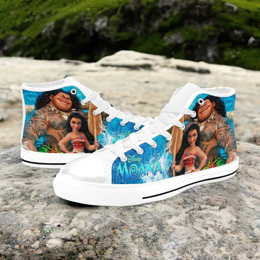 Princess Moana Waialiki Maui Custom High Top Sneakers Shoes