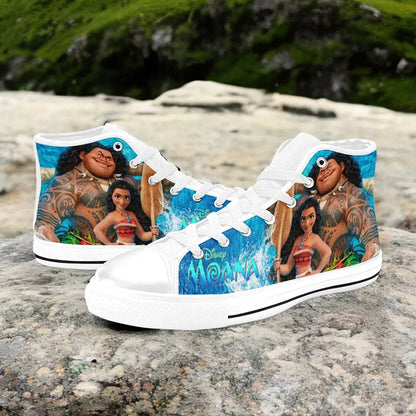 Princess Moana Waialiki Maui Custom High Top Sneakers Shoes