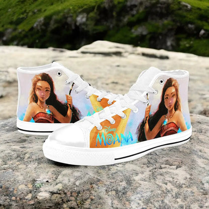 Princess Moana Waialiki Maui Custom High Top Sneakers Shoes