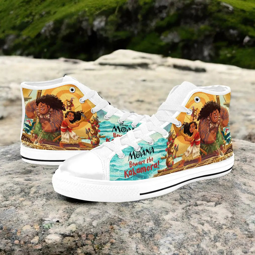 Princess Moana Waialiki Maui Custom High Top Sneakers Shoes