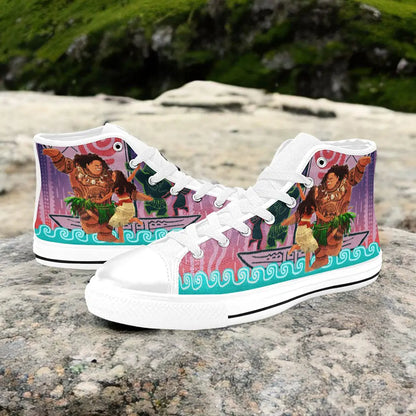 Princess Moana Waialiki Maui Custom High Top Sneakers Shoes