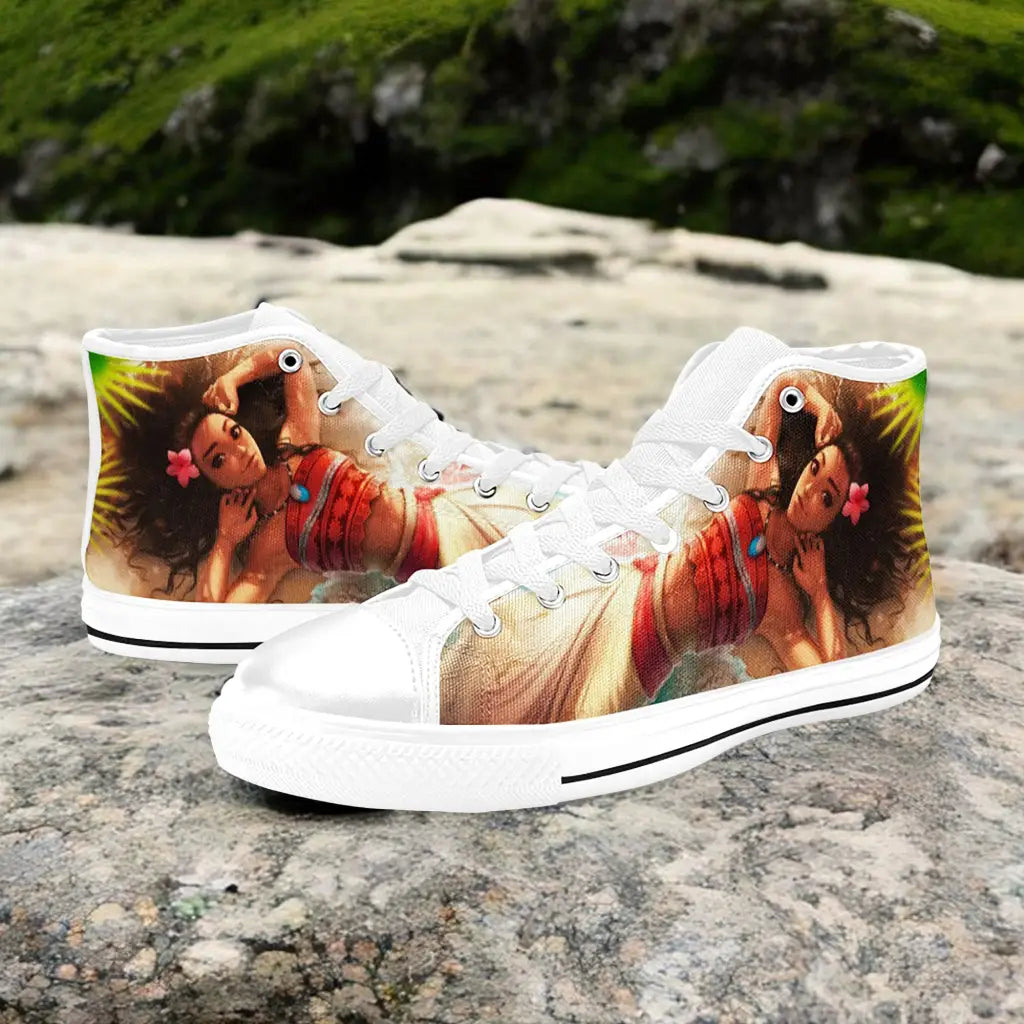 Princess Moana Waialiki Maui Custom High Top Sneakers Shoes