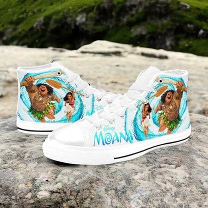 Princess Moana Waialiki Maui Custom High Top Sneakers Shoes