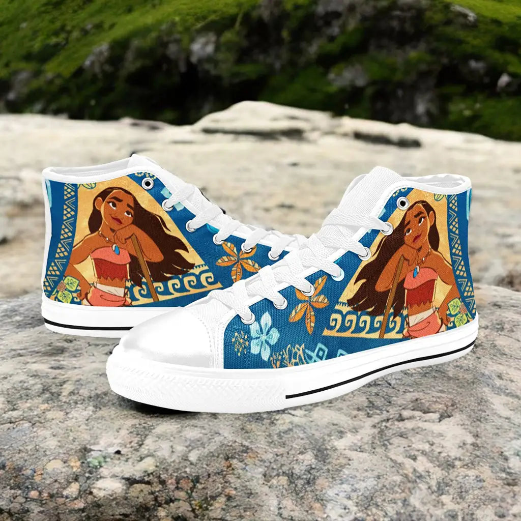 Princess Moana Waialiki Maui Custom High Top Sneakers Shoes