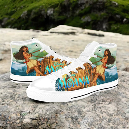 Princess Moana Waialiki Maui Custom High Top Sneakers Shoes