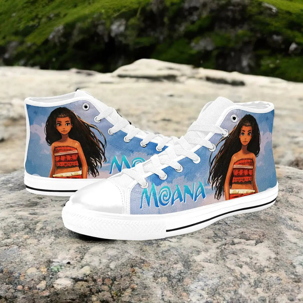 Princess Moana Waialiki Maui Custom High Top Sneakers Shoes