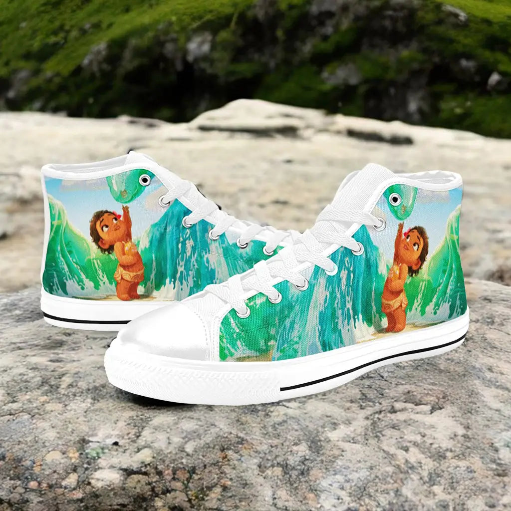 Princess Moana Waialiki Maui Custom High Top Sneakers Shoes