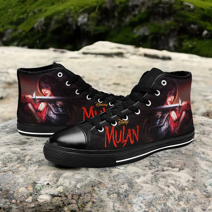 Princess Mulan Women Sword Warrior Custom High Top Sneakers Shoes