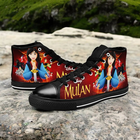 Princess Mulan Women Sword Warrior Custom High Top Sneakers Shoes