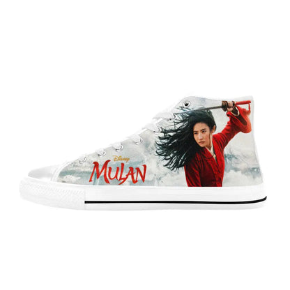 Princess Mulan Women Sword Warrior Custom High Top Sneakers Shoes