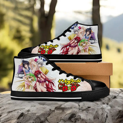 Rias Akeno Asia Koneko High School DxD Custom High Top Sneakers Shoes