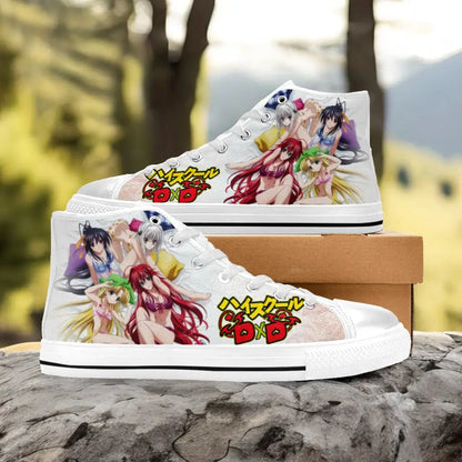 Rias Akeno Asia Koneko High School DxD Custom High Top Sneakers Shoes