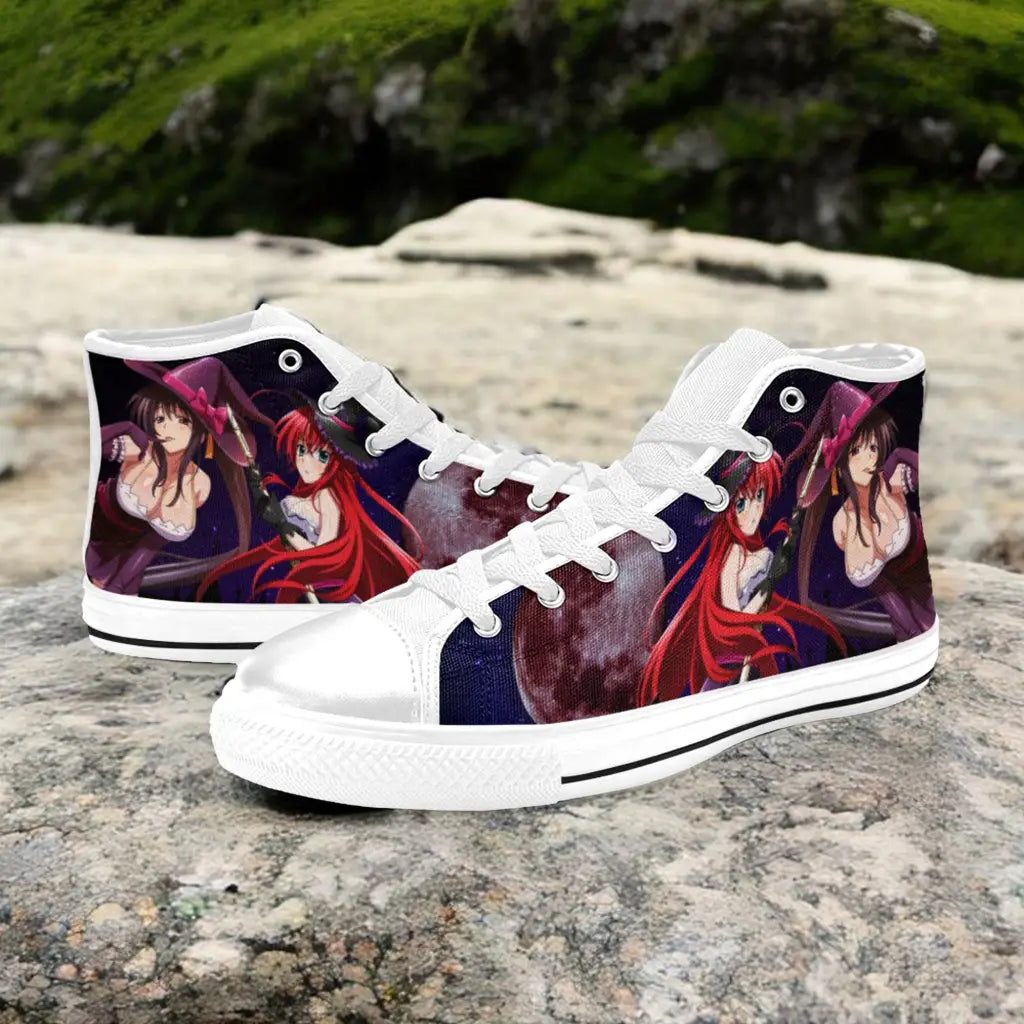 Rias Gremory Akeno Himejima High School DxD Custom High Top Sneakers Shoes