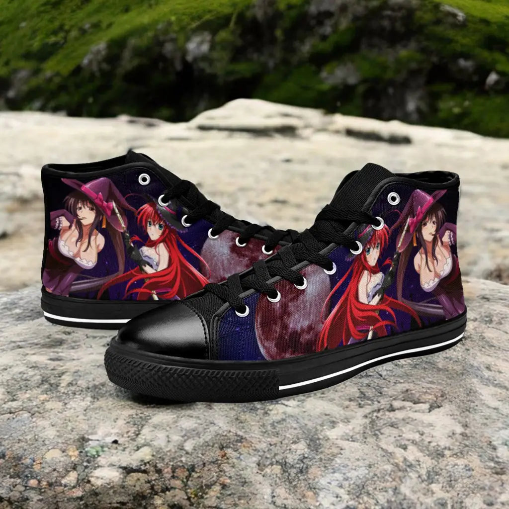 Rias Gremory Akeno Himejima High School DxD Custom High Top Sneakers Shoes