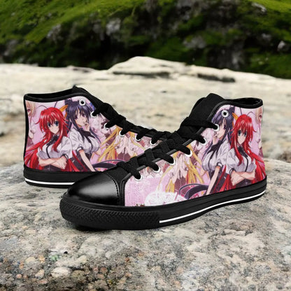 Rias Gremory Akeno Himejima High School DxD Custom High Top Sneakers Shoes