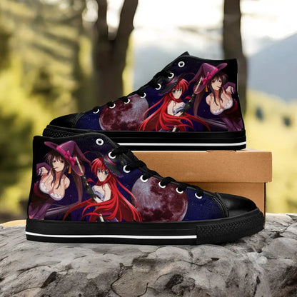 Rias Gremory Akeno Himejima High School DxD Custom High Top Sneakers Shoes