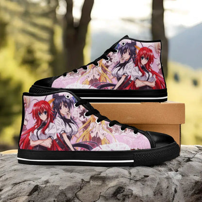 Rias Gremory Akeno Himejima High School DxD Custom High Top Sneakers Shoes