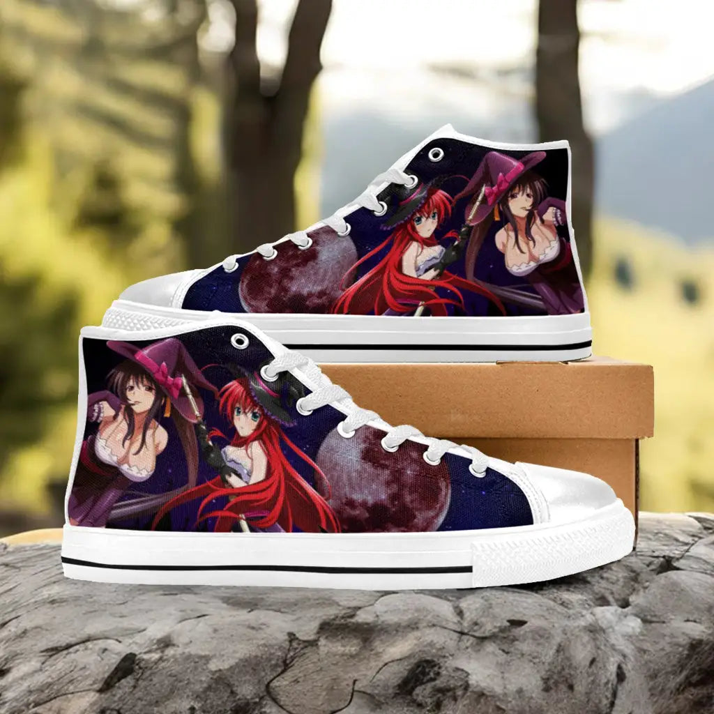 Rias Gremory Akeno Himejima High School DxD Custom High Top Sneakers Shoes