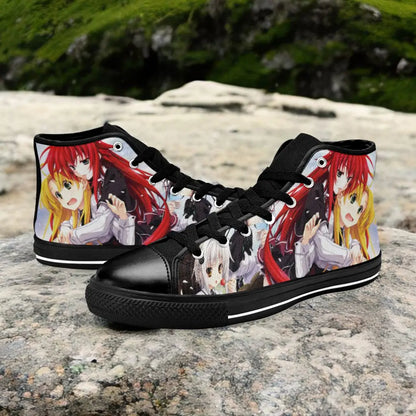 Rias Gremory Asia High School DxD Custom High Top Sneakers Shoes