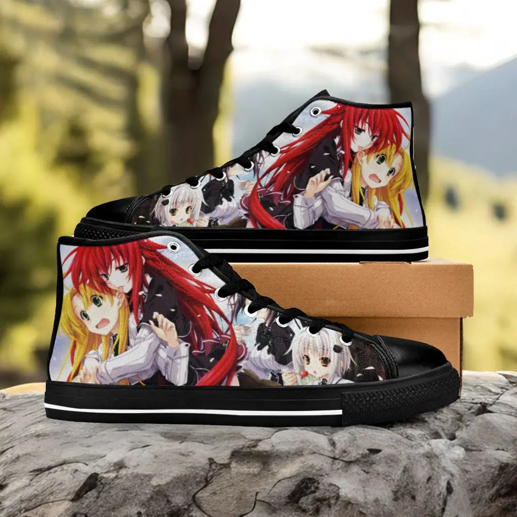 Rias Gremory Asia High School DxD Custom High Top Sneakers Shoes