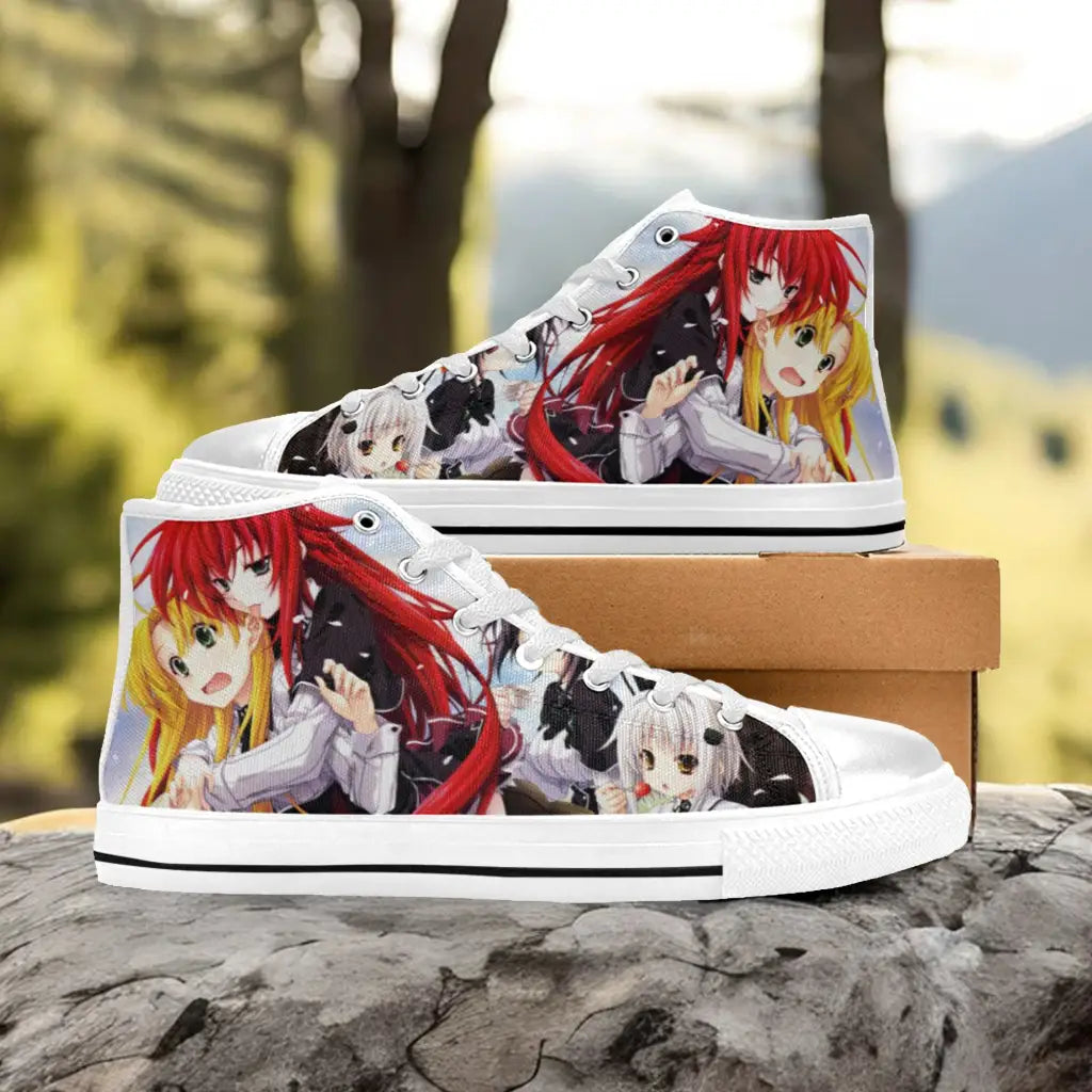 Rias Gremory Asia High School DxD Custom High Top Sneakers Shoes