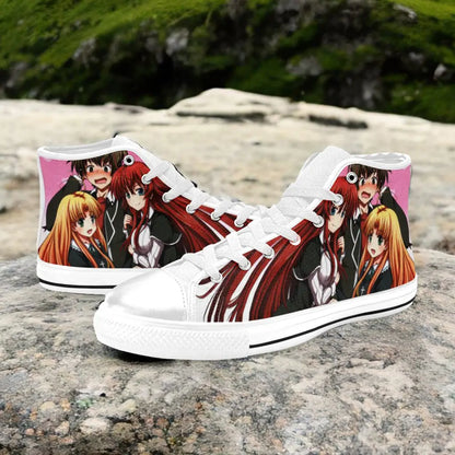 Rias Gremory Asia Issei High School DxD Custom High Top Sneakers Shoes