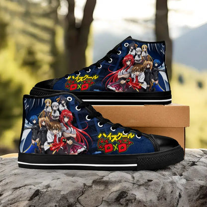 Rias Gremory Family High School DxD Custom High Top Sneakers Shoes