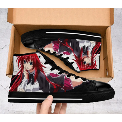 Rias Gremory High School DxD Shoes High Top Sneakers