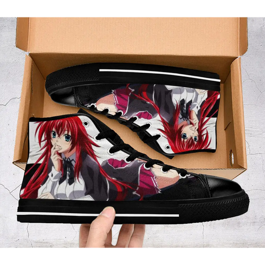 Rias Gremory High School DxD Shoes High Top Sneakers