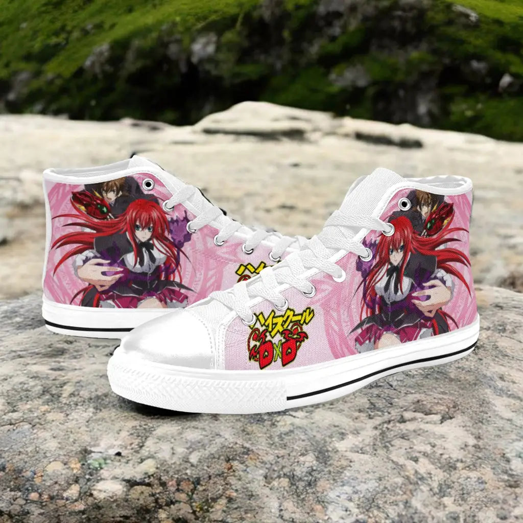 Rias Gremory Issei High School DxD Custom High Top Sneakers Shoes