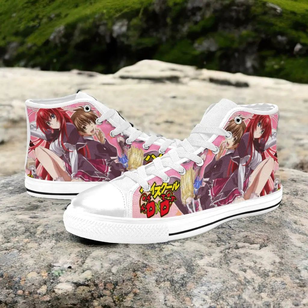 Rias Gremory Issei High School DxD Custom High Top Sneakers Shoes