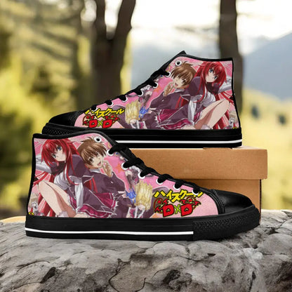 Rias Gremory Issei High School DxD Custom High Top Sneakers Shoes