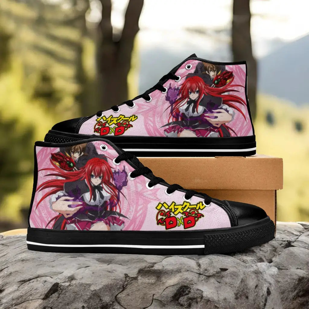 Rias Gremory Issei High School DxD Custom High Top Sneakers Shoes