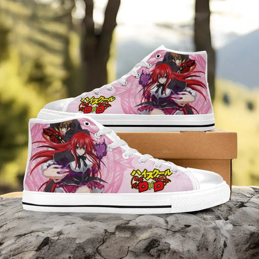 Rias Gremory Issei High School DxD Custom High Top Sneakers Shoes